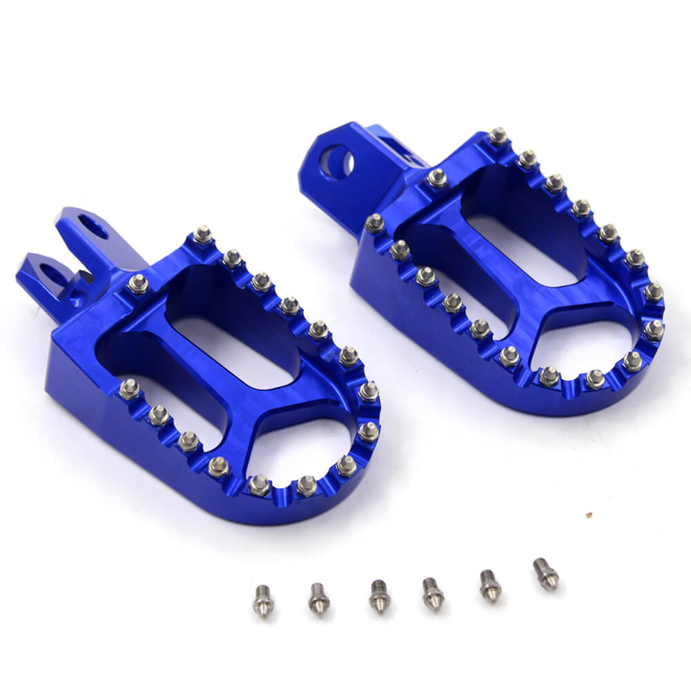 KKE CNC Billet Footpegs for SUZUKI DRZ400 DRZ400E DRZ400S DRZ400SM  Gold/Blue/Black