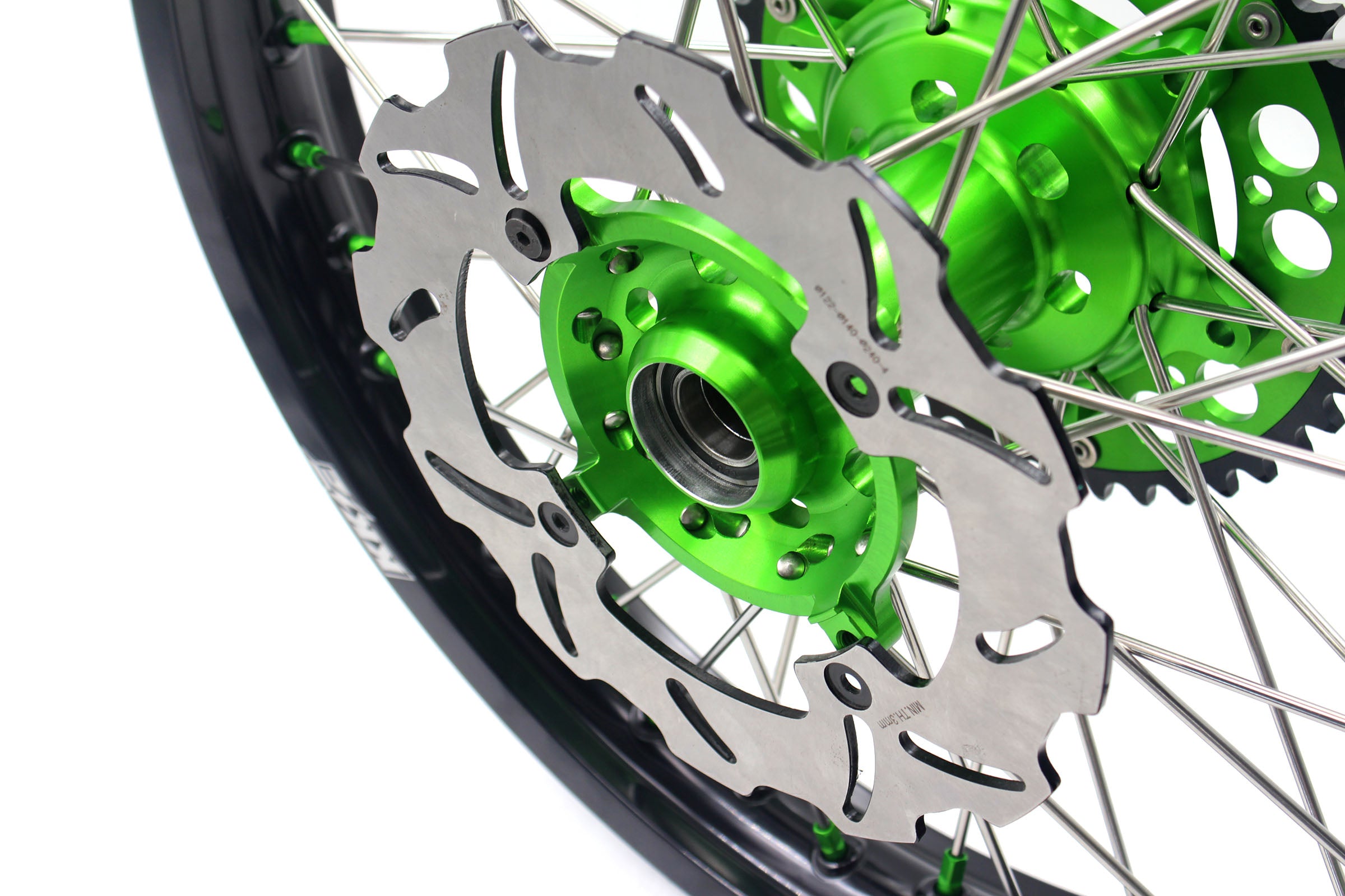 KKE 21in. 19in. Wheels For KAWASAKI KX125 KX250 1993-2002 Off Road Spoke  Billet Rims