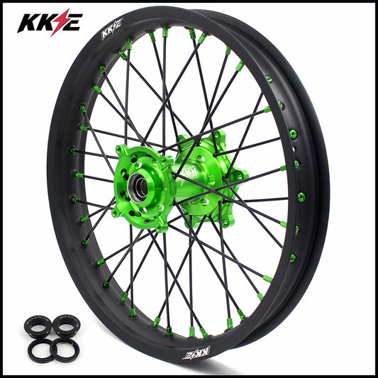 KKE 19 Inch Rear Wheel for KAWASAKI KX250F KX450F 2019 Green Black