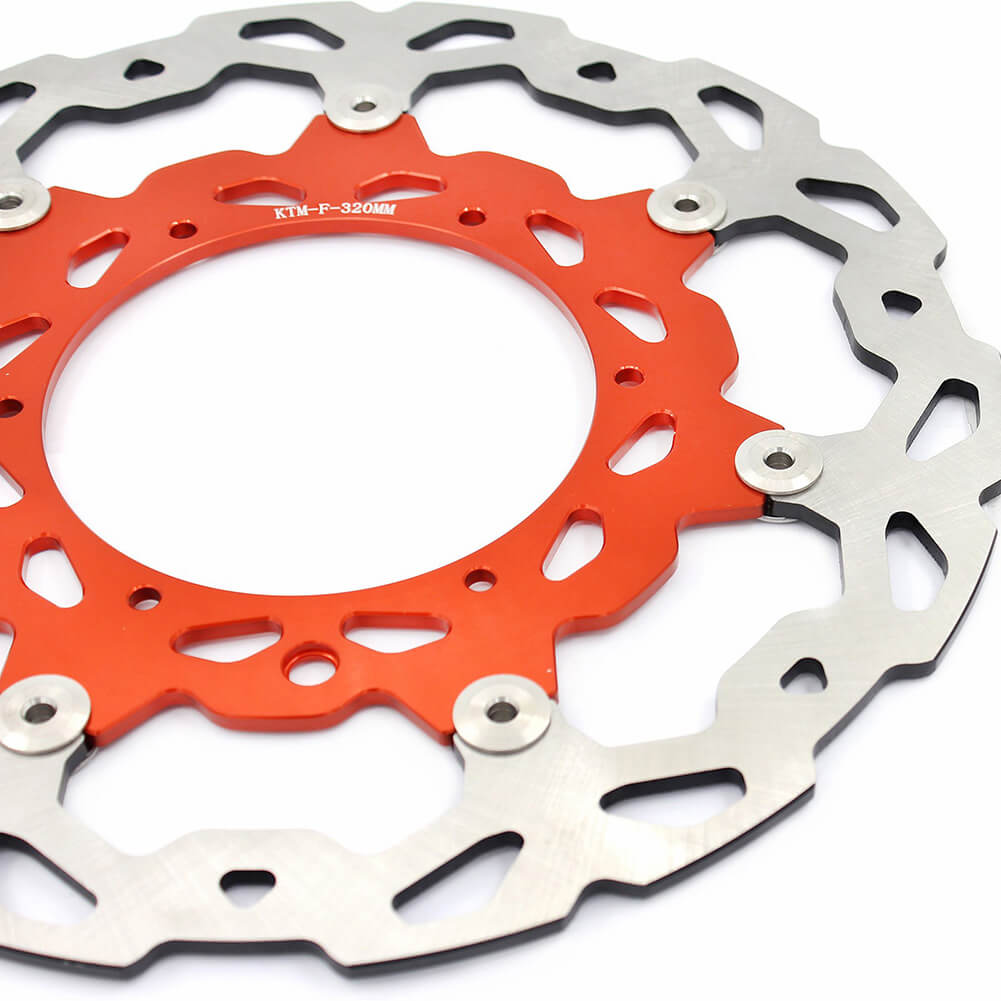 KKE Orange/Blue Oversize 320MM Brake Disc For KTM 125CC-640CC 1998-2022