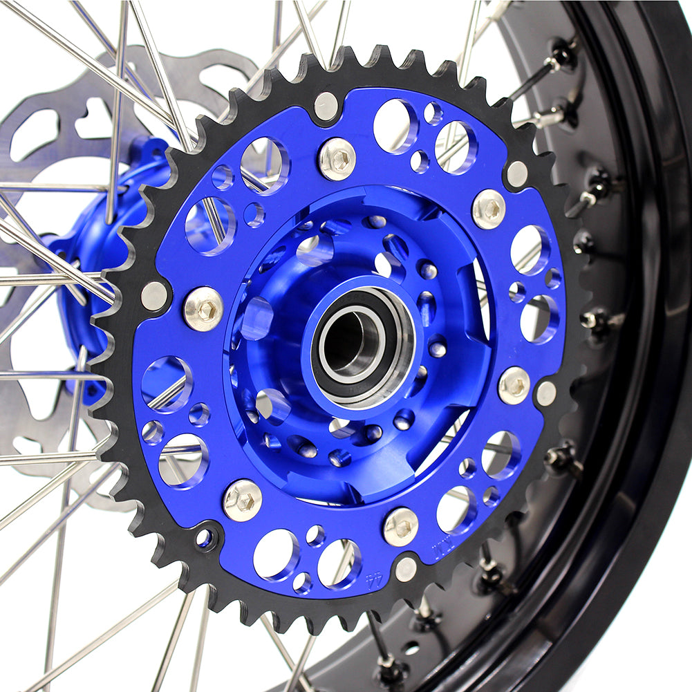 KKE 3.5 & 5.0 Supermoto Wheels for SX SX-F EXC EXC-F EXC-W XC XC-F XCW 125-530 2003-2021 Blue