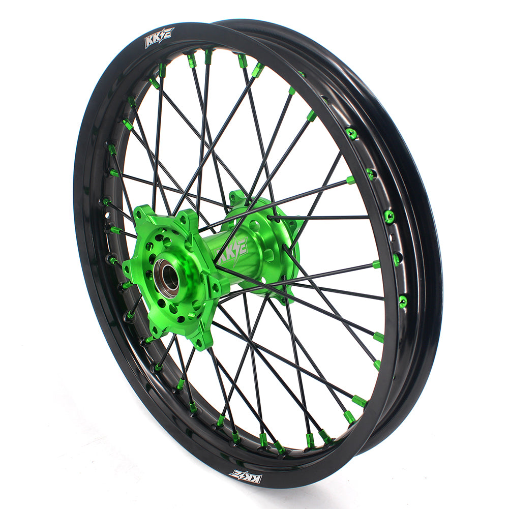 KKE 19 Inch Rear Wheel for KAWASAKI KX250F KX450F 2019 Green Black