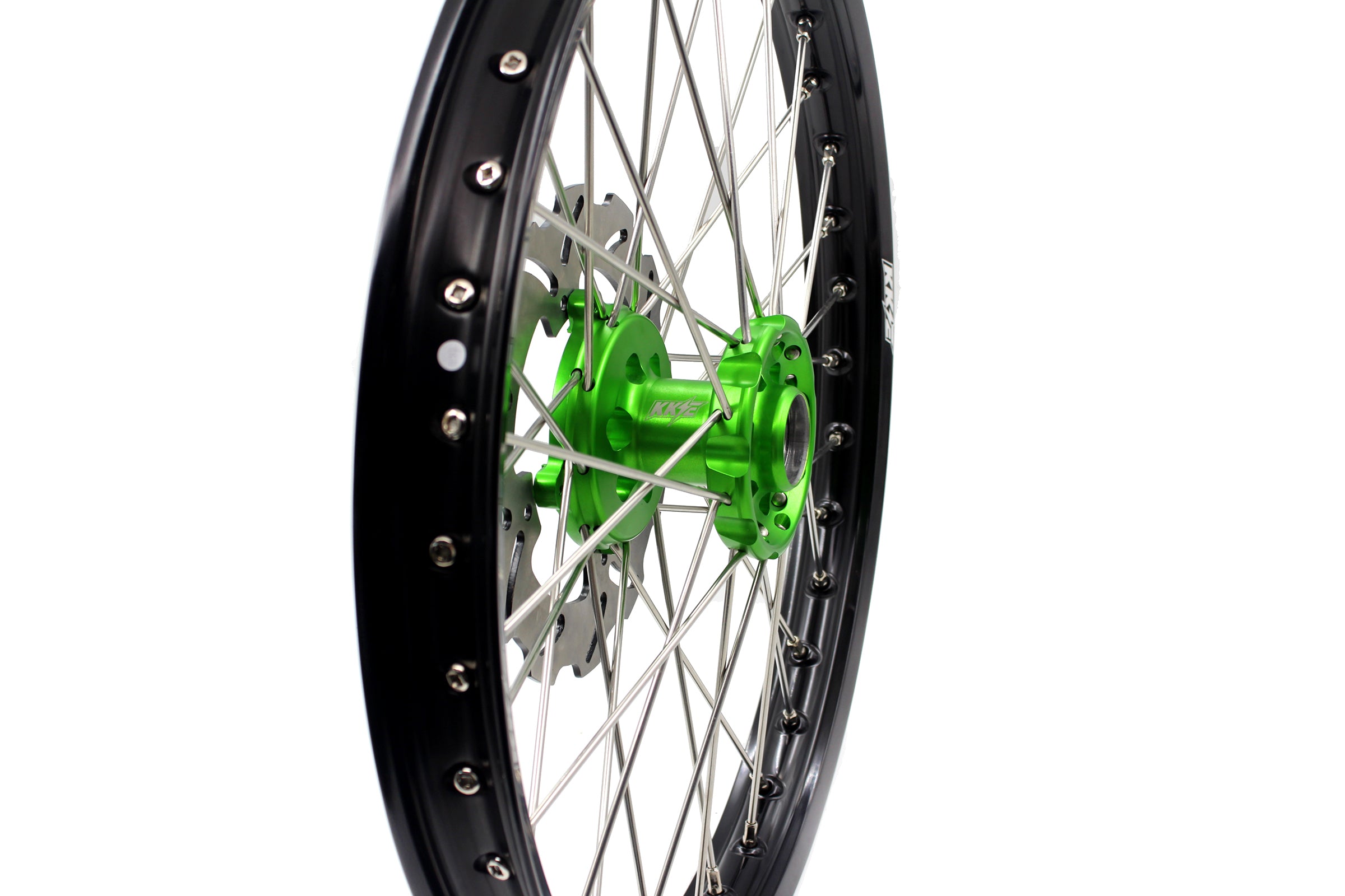 KKE 21/19 Spoked Wheels For KAWASAKI KX250F 2015 KX450F 2015 2016 2017 2018  Disc